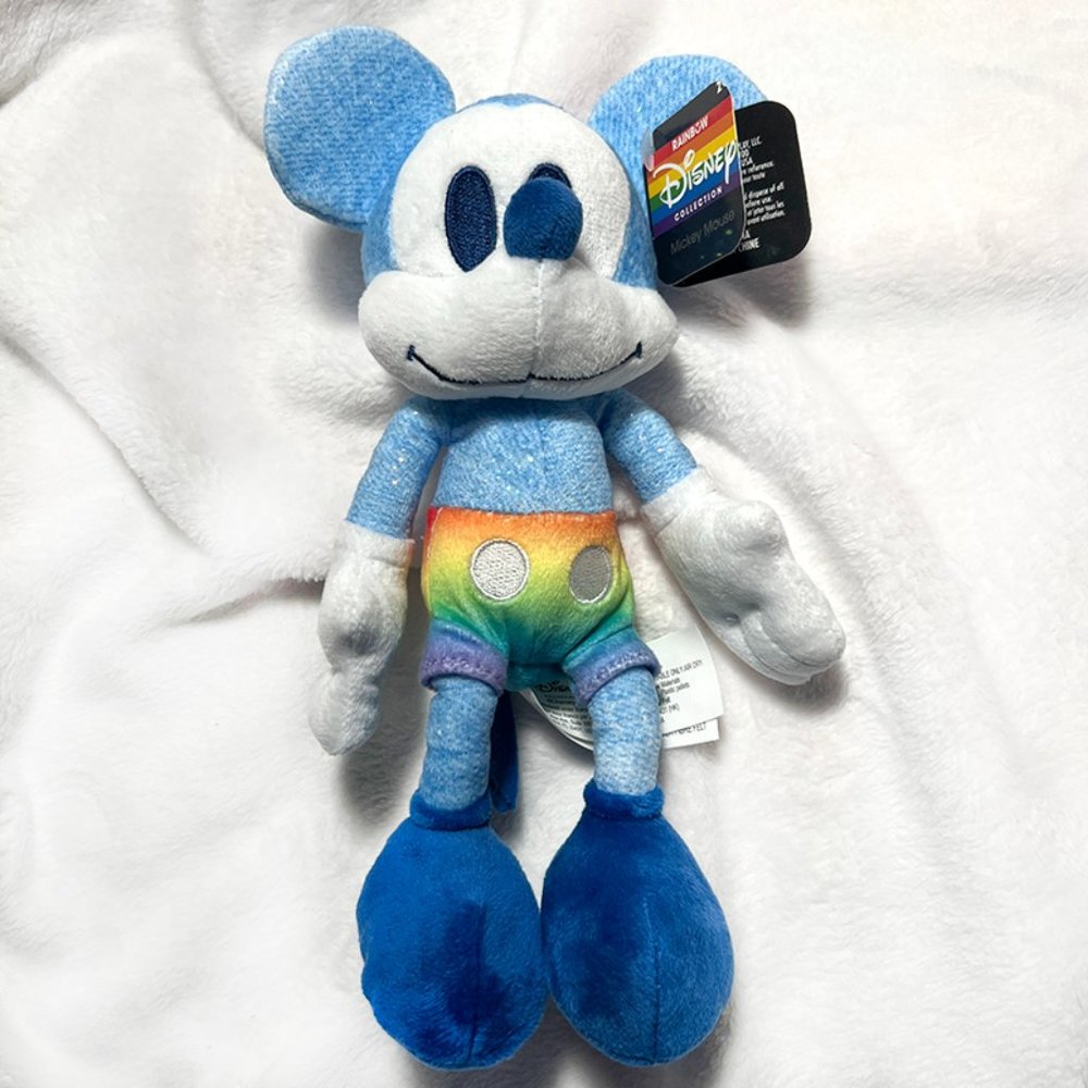 DISNEY Rainbow Collection Just Play 10" Mickey Mouse